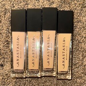 Anastasia Beverly Hills Luminous Foundation - lightly used bundle x4 see pics